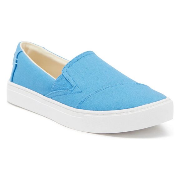 NEW TOMS Size 8 Women's Luca Slip-On Sneaker - Blue - Picture 1 of 5